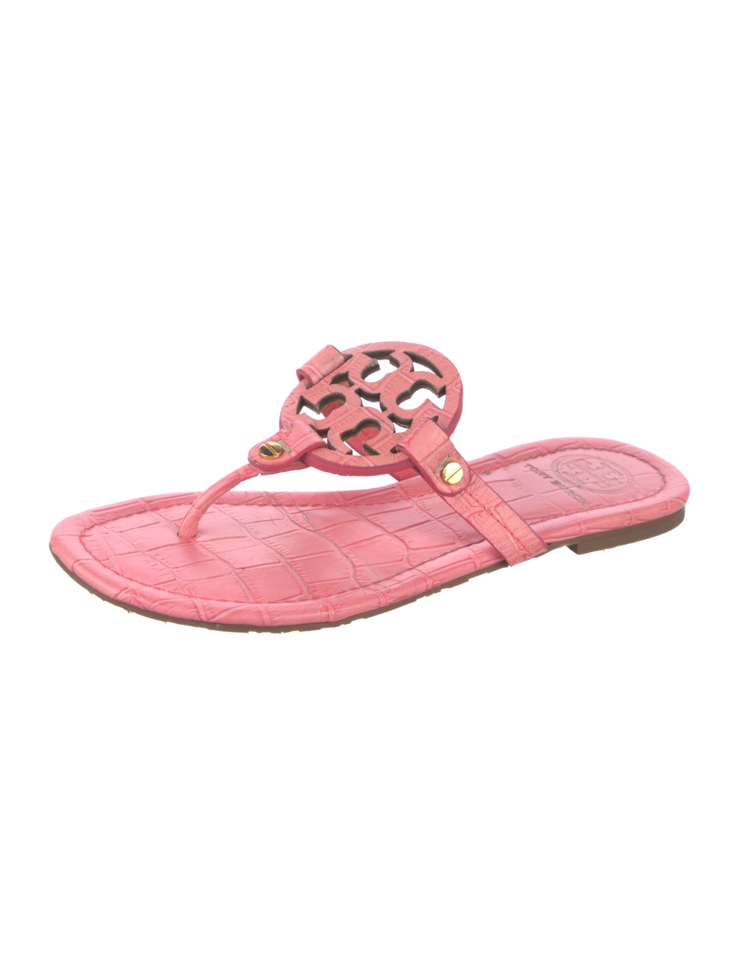 Tory Burch Leather Flip Flops