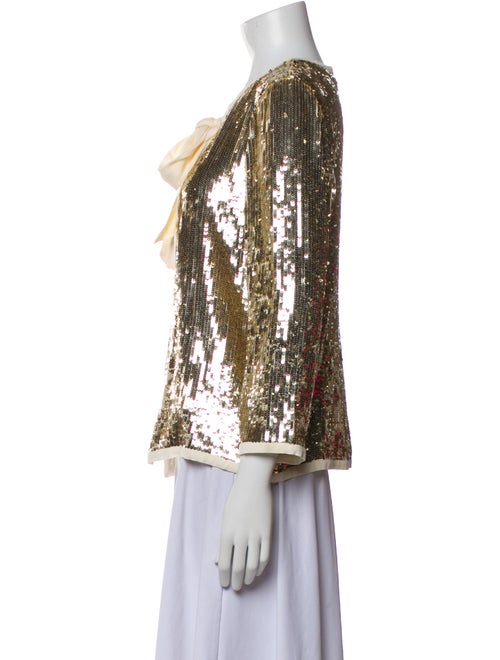 Tory Burch Silk Printed Evening Jacket