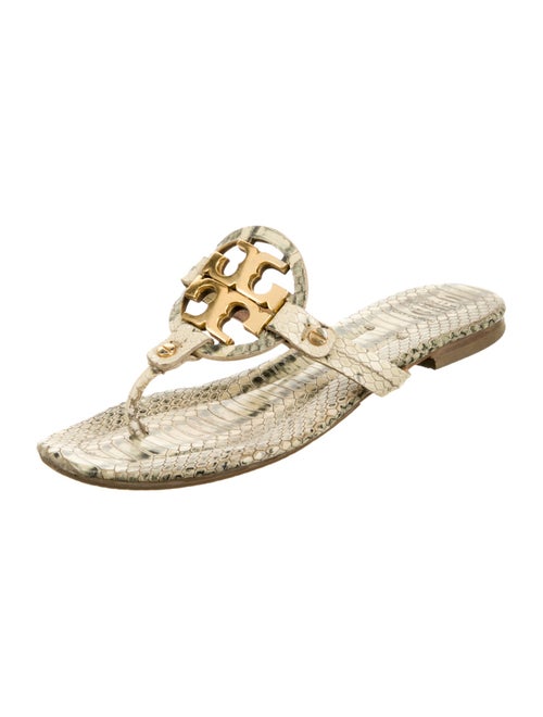 Tory Burch Leather Animal Print Espadrilles