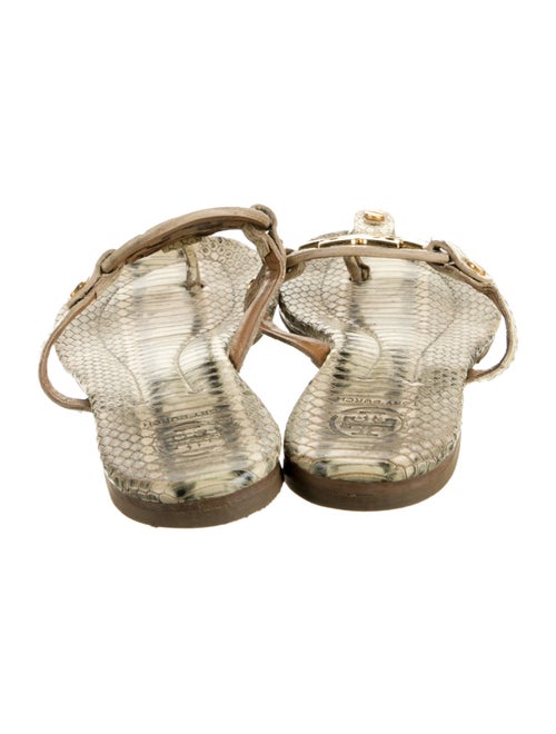 Tory Burch Leather Animal Print Espadrilles