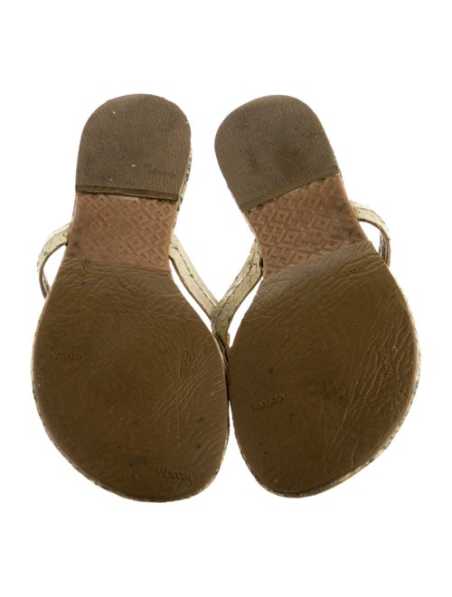 Tory Burch Leather Animal Print Espadrilles