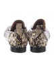 Tory Burch Leather Animal Print Loafers