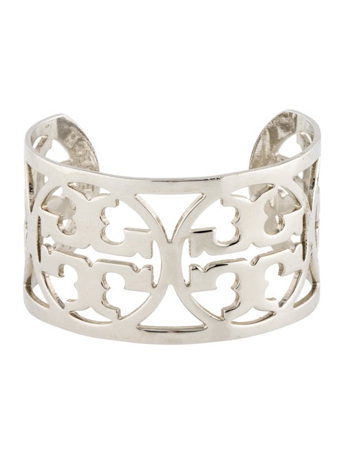 Tory Burch Reva Cut-Out Logo Cuff Bracelet