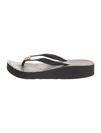 Tory Burch Rubber Printed Flip Flops