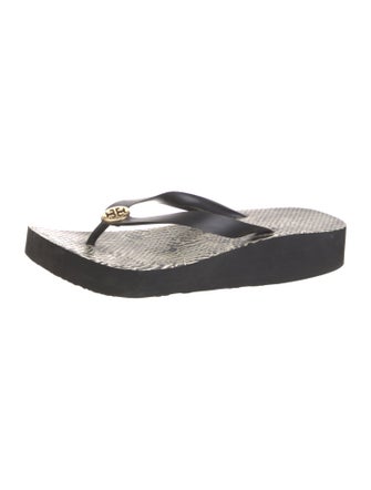 Tory Burch Rubber Printed Flip Flops