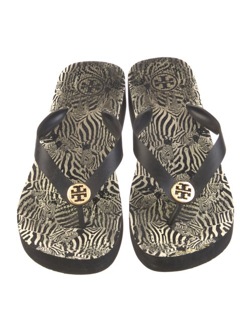 Tory Burch Rubber Printed Flip Flops