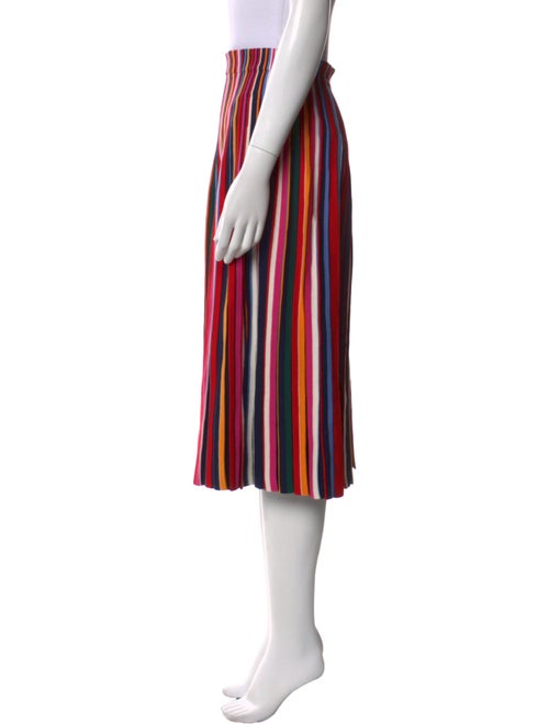 Tory Burch Striped Midi Length Skirt