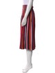 Tory Burch Striped Midi Length Skirt