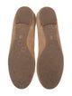 Tory Burch Suede Leather Trim Embellishment Ballet Flats