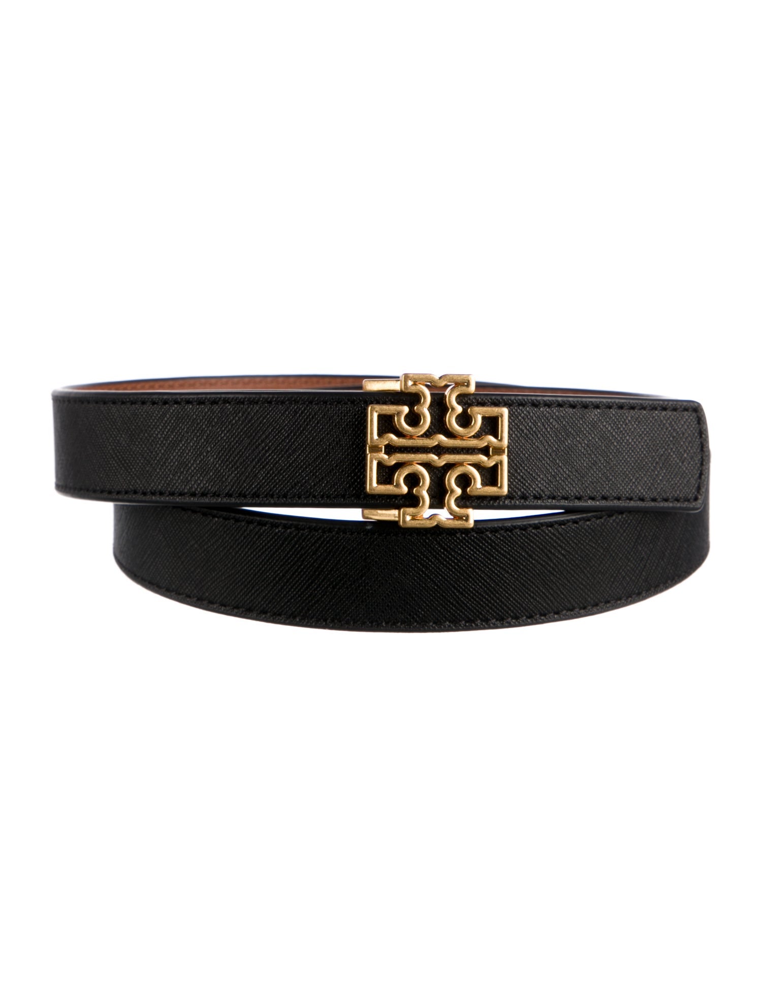Tory Burch Skinny Leather Belt