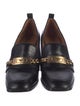 Tory Burch Leather Chain-Link Accents Pumps