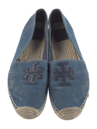Tory Burch Denim Braided Accents Espadrilles