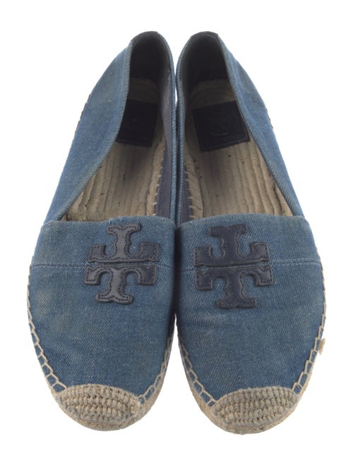Tory Burch Denim Braided Accents Espadrilles