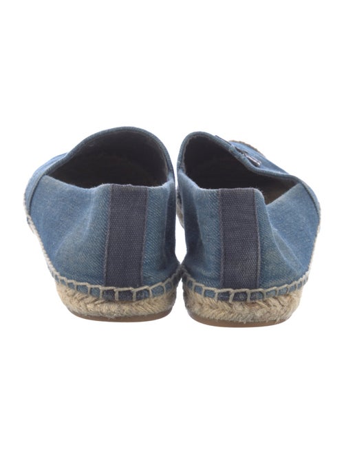 Tory Burch Denim Braided Accents Espadrilles