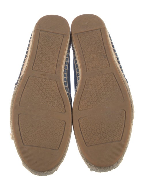 Tory Burch Denim Braided Accents Espadrilles