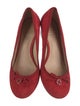 Tory Burch Suede Bow Accents Pumps