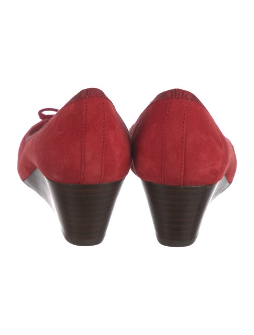 Tory Burch Suede Bow Accents Pumps