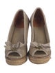 Tory Burch Canvas Bow Accents Pumps