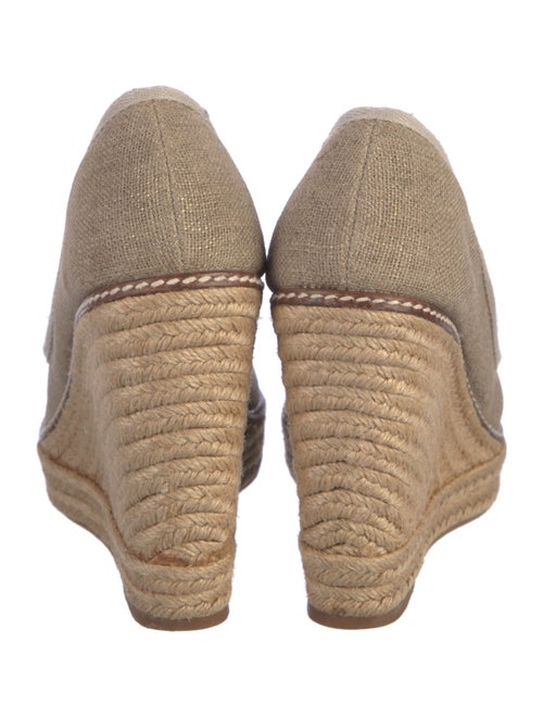 Tory Burch Canvas Bow Accents Pumps