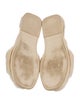Tory Burch Shearling Crystal Embellishments Slides