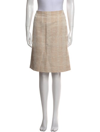 Tory Burch Striped Knee-Length Skirt