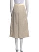 Tory Burch Linen Midi Length Skirt