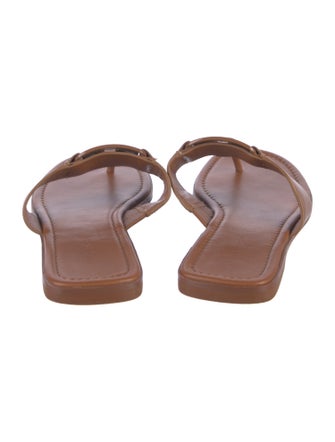 Tory Burch Leather Slides