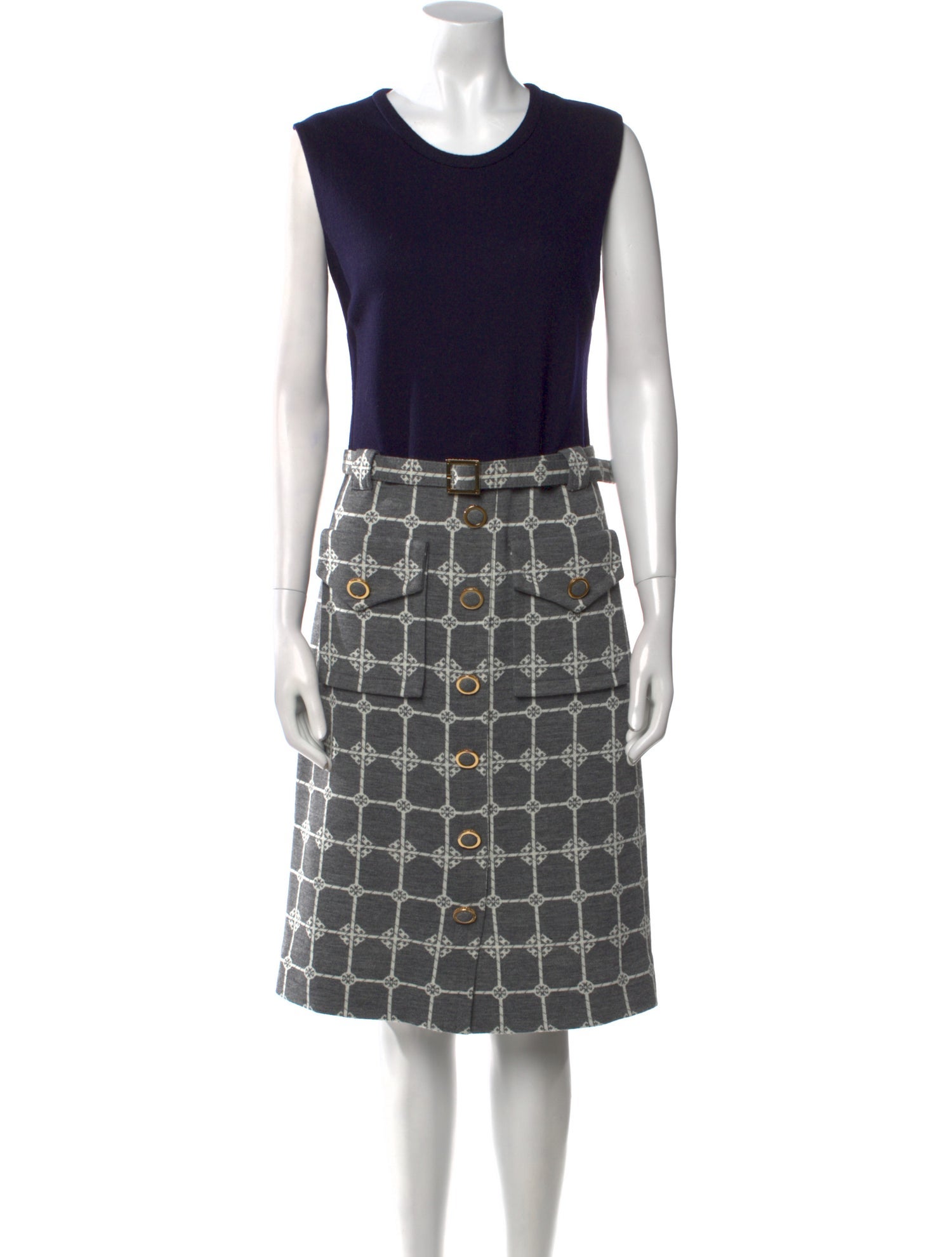 Tory Burch Wool Midi Length Dress