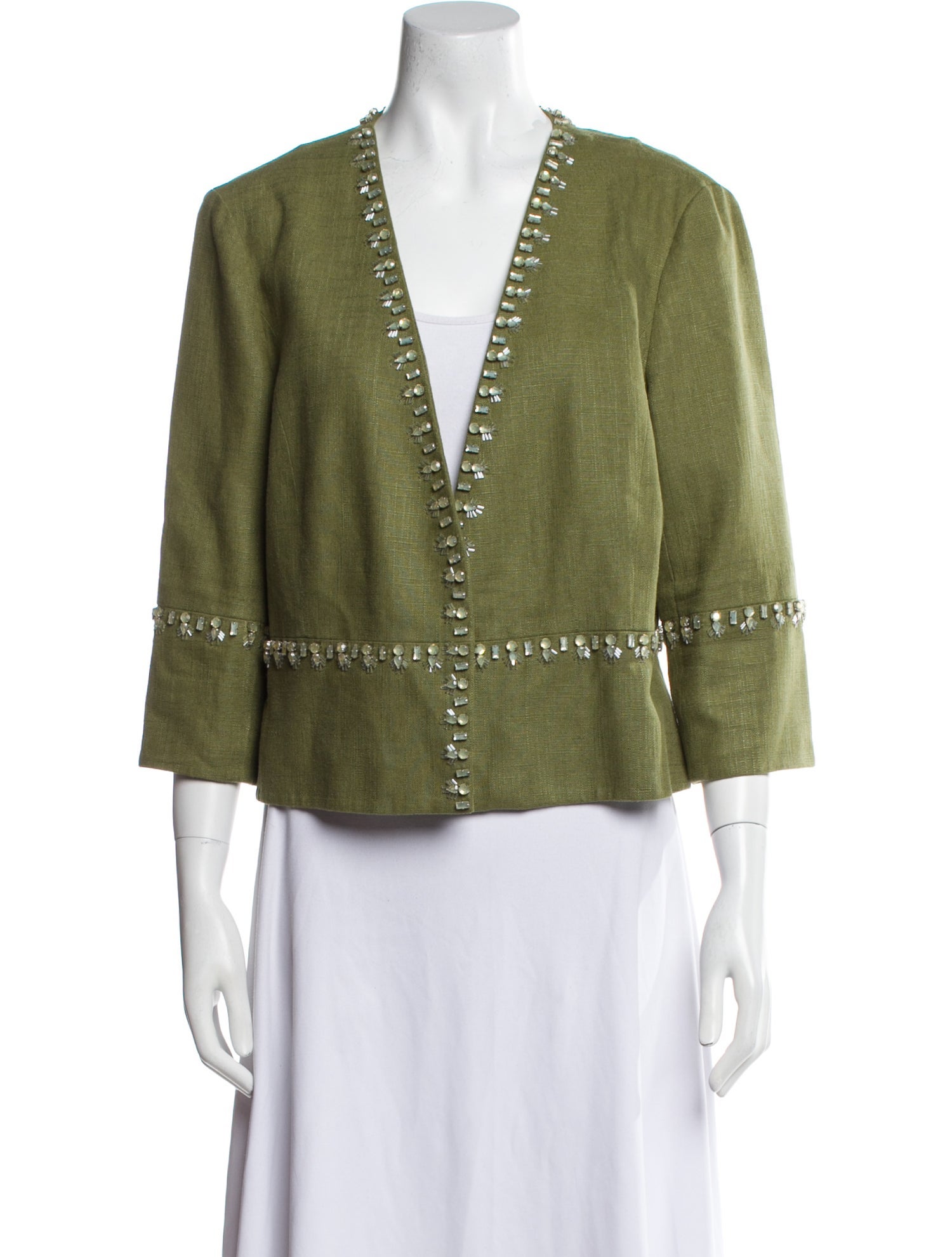 Tory Burch Linen Evening Jacket