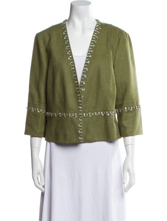 Tory Burch Linen Evening Jacket