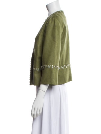 Tory Burch Linen Evening Jacket