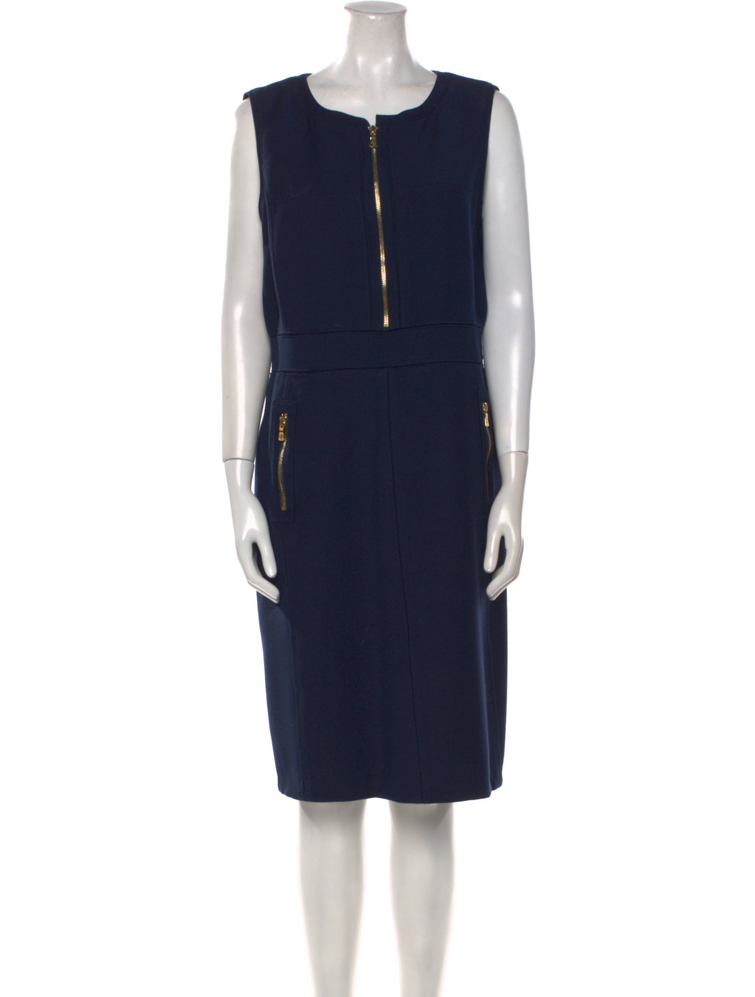 Tory Burch Scoop Neck Knee-Length Dress