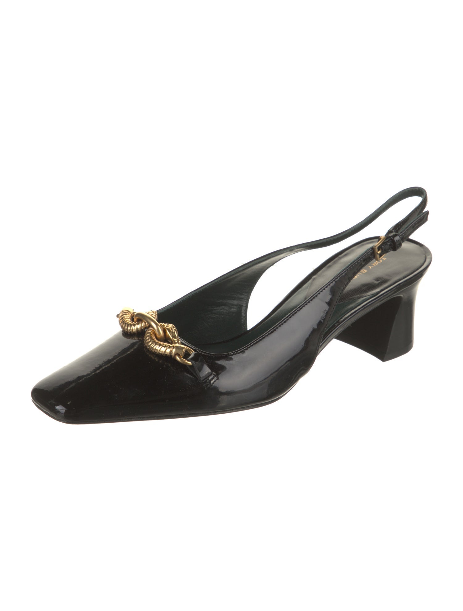 Tory Burch Patent Leather Slingback Pumps
