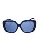 Tory Burch Square Tinted Sunglasses