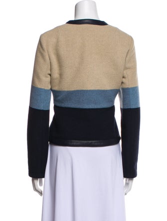 Tory Burch Striped Evening Jacket