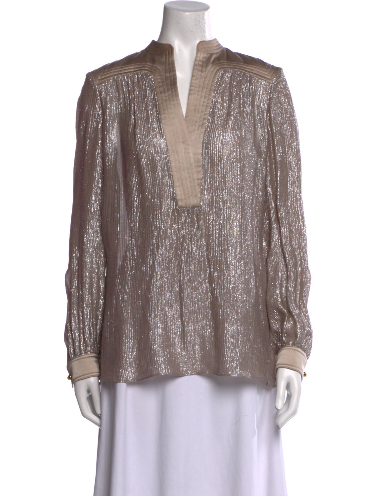 Tory Burch Silk Printed Blouse