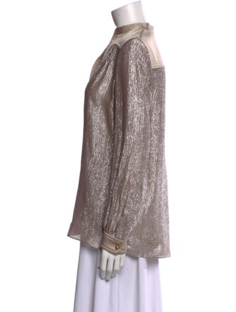 Tory Burch Silk Printed Blouse