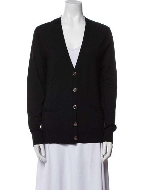 Tory Burch Merino Wool V-Neck Sweater