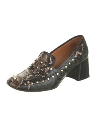 Tory Burch Snakeskin Animal Print Pumps