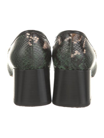 Tory Burch Snakeskin Animal Print Pumps