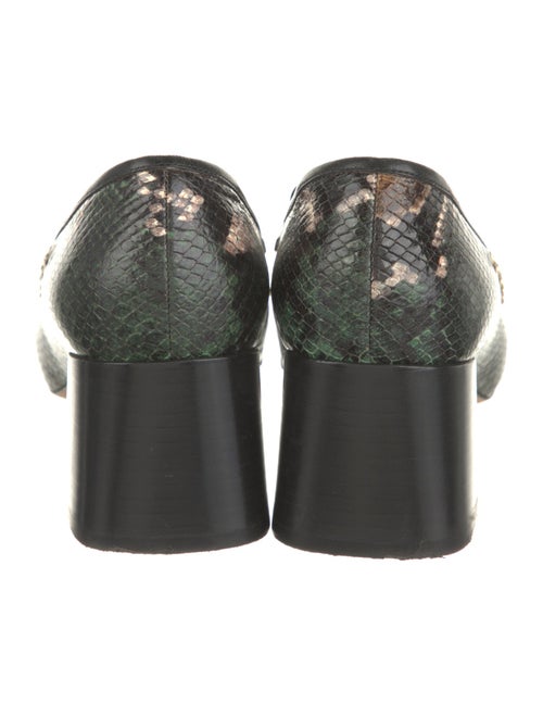 Tory Burch Snakeskin Animal Print Pumps