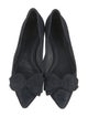 Tory Burch Denim Bow Accents Flats