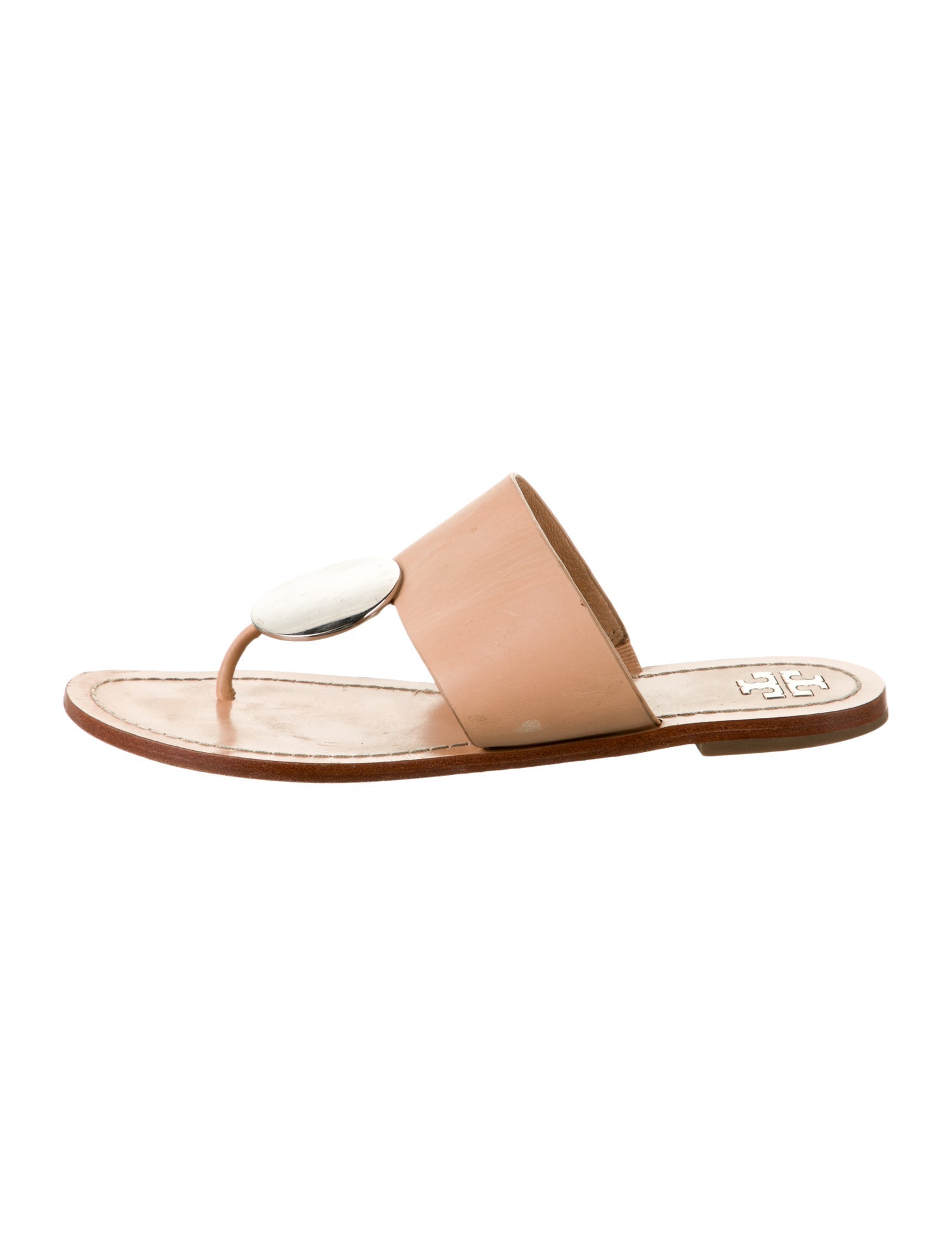 Tory Burch Leather Slides