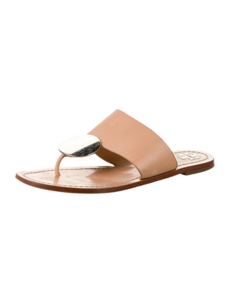 Tory Burch Leather Slides