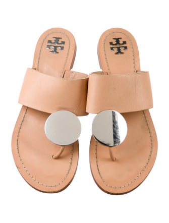 Tory Burch Leather Slides