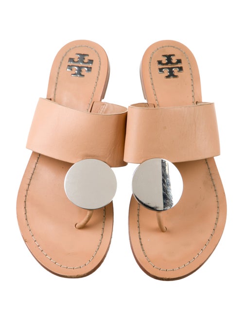 Tory Burch Leather Slides