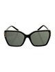 Tory Burch Square Tinted Sunglasses