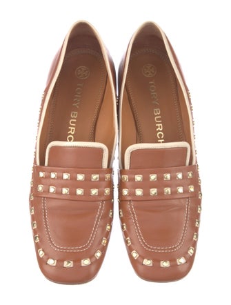 Tory Burch Leather Studded Accents Pumps