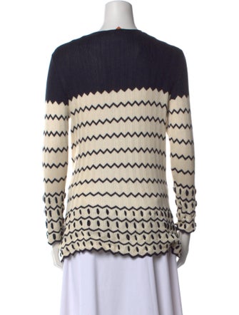 Tory Burch Silk Striped Sweater