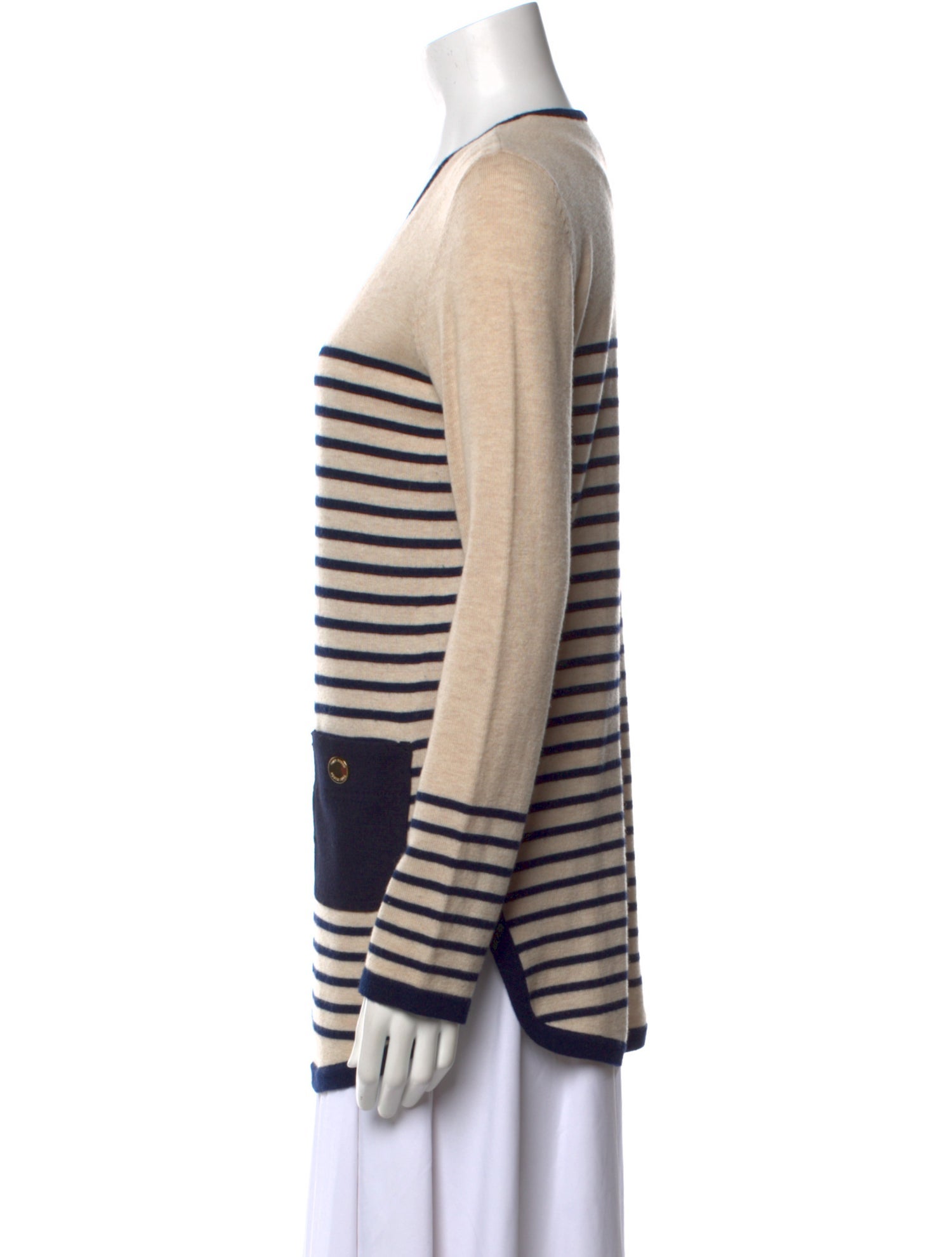 Tory Burch Wool Striped Sweater